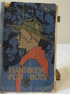 1929 Handbook for Boys - Boy Scouts of Amer. - William M. Coates Troop 49 - CT